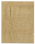 WWII Hero Rene Gagnon Autograph Letter Signed & Signed Envelope -- ''...You do whatever your [sic] told and do it on the double. That's the Marine Corps...''